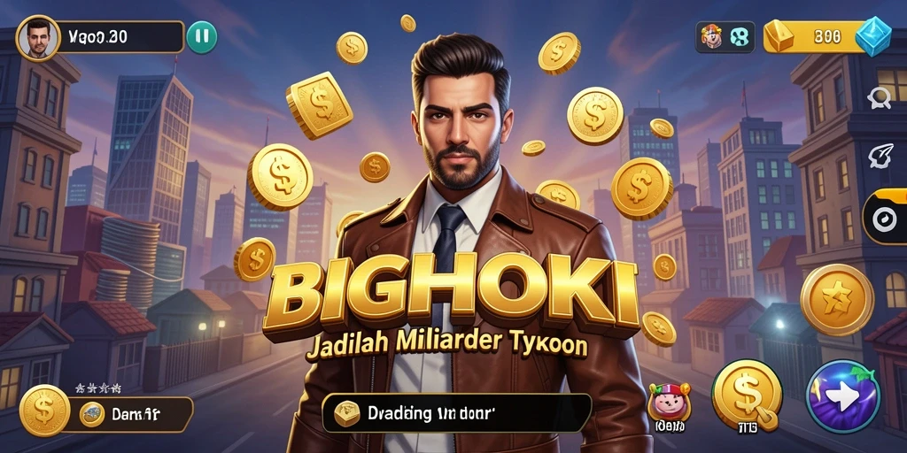 Tampilan gameplay BIGHOKI yang menarik dan dinamis.