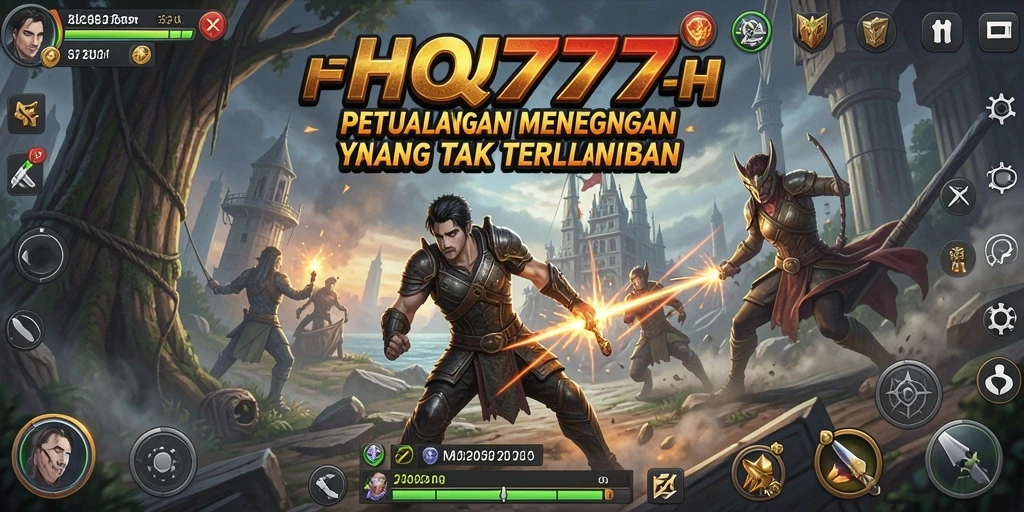 Tangkapan layar menunjukkan petualangan mendebarkan di dalam HQ777.