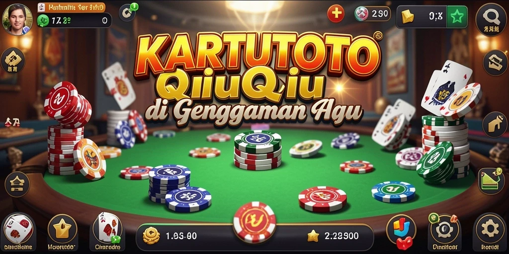 Tampilan permainan seru KARTUTOTO dalam aksi QiuQiu.