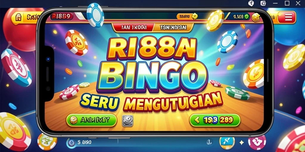 Tampilan gameplay RI889 yang menarik dan interaktif dalam permainan Bingo.