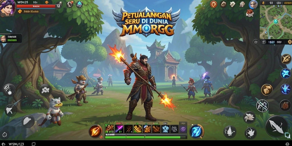 Screenshot gameplay WISNU123 menampilkan aksi seru dan grafik yang menawan.